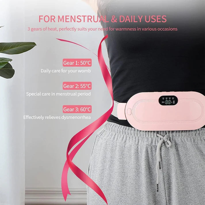 Zaavira™Period Cramp Relief Electric Heating Belt Massager