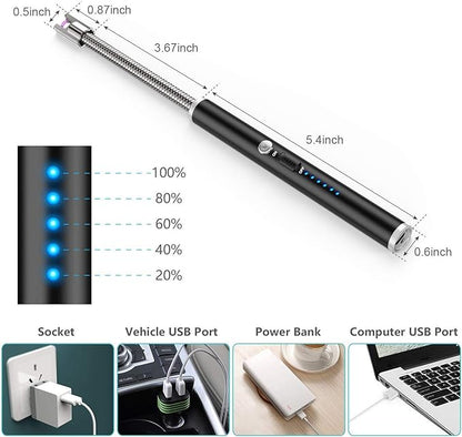 Zaavira™ Electric USB Rechargeable Plasma Arc Lighter