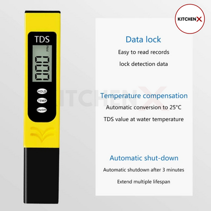 Zaavira ™ TDS Meter Water Purity Tester