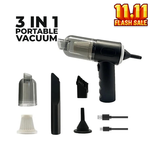 Zaavira™ 11.11 Sale Imported Cordless 3-in-1 Rechargeable Vacuum Cleaner and Blower