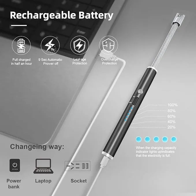 Zaavira™ Electric USB Rechargeable Plasma Arc Lighter