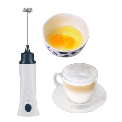 Zaavira ™ Rechargeable Hand Mixer | Foamer – Perfect for Coffee, Egg | Effortless Beating!